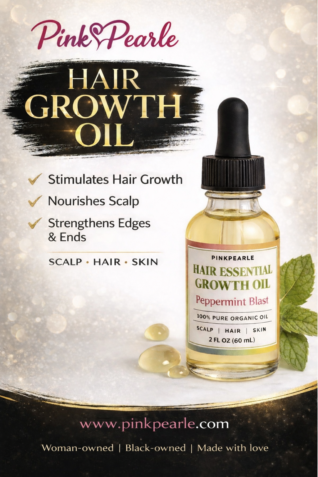 PINK PEARLE HAIR ESSENTIAL GROWTH OIL